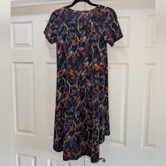 LuLaRoe NWoT XXS "Carly" Style High-Low Shirt Dress Short Sleeve Lightweight - Picture 2 of 10